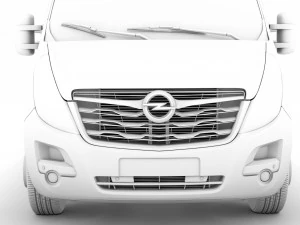 opel movano l2h2 windowvan 2020 3D Model