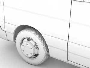 opel movano l2h2 windowvan 2020 3D Model