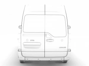 opel movano l2h2 windowvan 2020 3D Model
