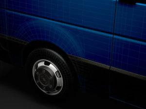 opel movano l2h2 windowvan 2020 3D Model