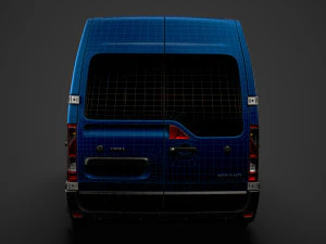 opel movano l2h2 windowvan 2020 3D Model