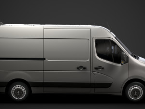 renault master l2h2 van 2020 3Dモデル