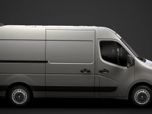renault master l2h2 van 2020 3D Model