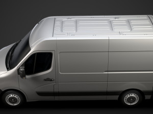 renault master l2h2 van 2020 3Dモデル