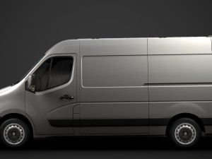 renault master l2h2 van 2020 3Dモデル