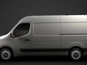 renault master l2h2 van 2020 3D Model