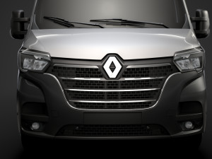 renault master l2h2 van 2020 3Dモデル
