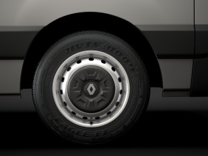 renault master l2h2 van 2020 3Dモデル