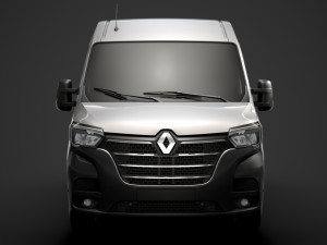 renault master l2h2 van 2020 3Dモデル
