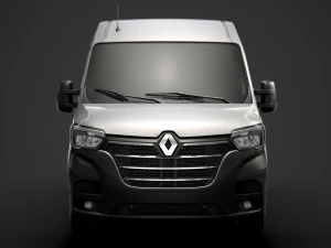 renault master l2h2 van 2020 3D Model