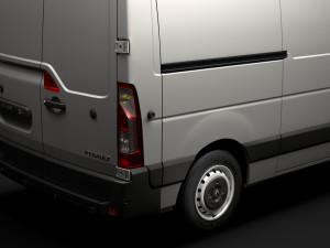 renault master l2h2 van 2020 3Dモデル