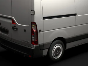 renault master l2h2 van 2020 3D Model