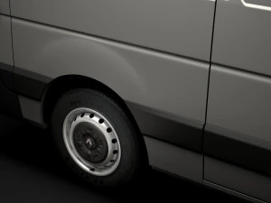 renault master l2h2 van 2020 3D Model
