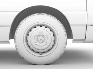 renault master l2h2 van 2020 3D Model