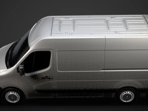 renault master l2h2 van 2020 3D Model