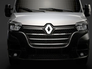 renault master l2h2 van 2020 3D Model