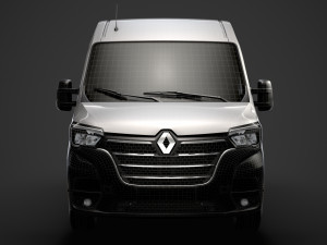 renault master l2h2 van 2020 3Dモデル