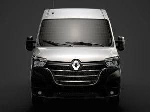 renault master l2h2 van 2020 3D Model
