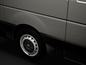 renault master l2h2 van 2020 3Dモデル