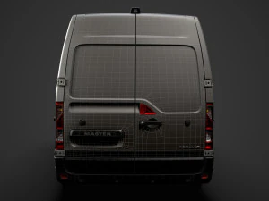renault master l2h2 van 2020 3D Model