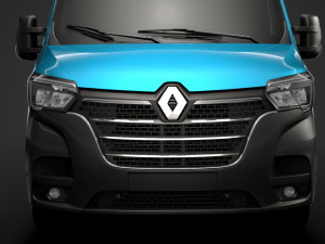 renault master l2h2 windowvan 2020 Modelo 3D