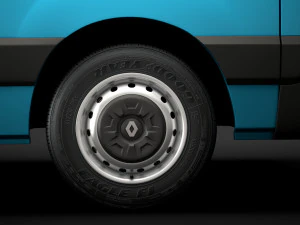 renault master l2h2 windowvan 2020 3D Model