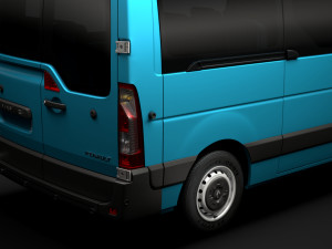 renault master l2h2 windowvan 2020 Modelo 3D