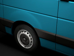 renault master l2h2 windowvan 2020 3D Model