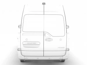 renault master l2h2 windowvan 2020 3D Model