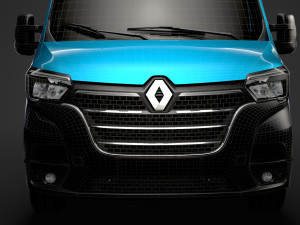 renault master l2h2 windowvan 2020 Modelo 3D
