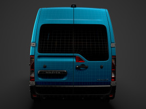 renault master l2h2 windowvan 2020 Modelo 3D