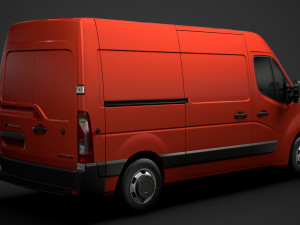 vauxhall movano l2h2 van 2020 3D Model