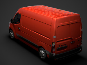 vauxhall movano l2h2 van 2020 3D Model