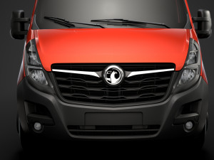 vauxhall movano l2h2 van 2020 3D Model