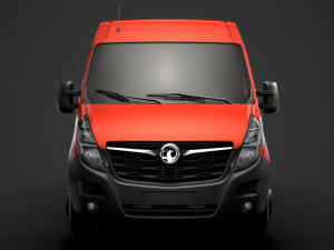 vauxhall movano l2h2 van 2020 3D Model