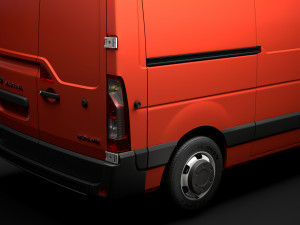 vauxhall movano l2h2 van 2020 3D Model