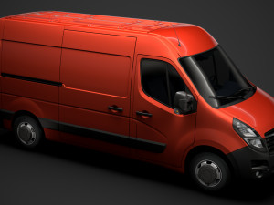vauxhall movano l2h2 van 2020 3D Model