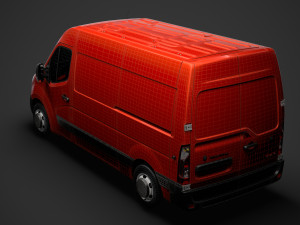 vauxhall movano l2h2 van 2020 3D Model