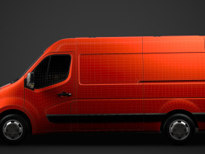 vauxhall movano l2h2 van 2020 3D Model