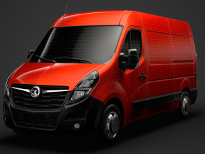 vauxhall movano l2h2 van 2020 3D Model