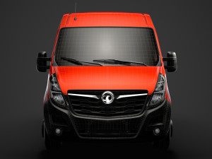 vauxhall movano l2h2 van 2020 3D Model