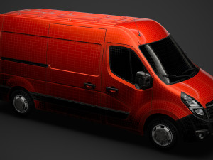 vauxhall movano l2h2 van 2020 3D Model