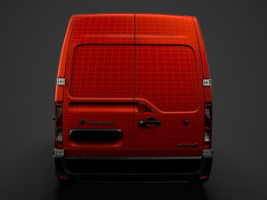vauxhall movano l2h2 van 2020 3D Model