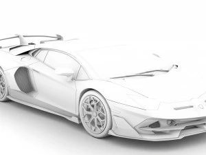 lamborghini aventador svj 2020 3D Model