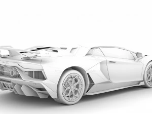lamborghini aventador svj 2020 3D Model