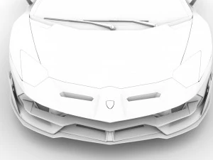 lamborghini aventador svj 2020 3D Model