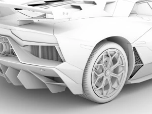 lamborghini aventador svj 2020 3D Model