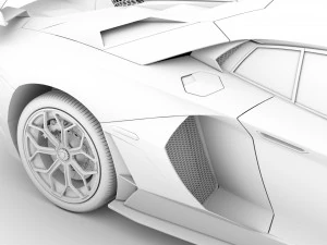 lamborghini aventador svj 2020 3D Model