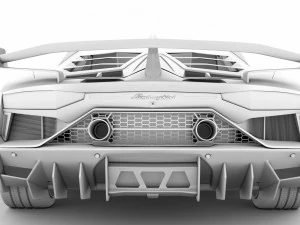 lamborghini aventador svj 2020 3D Model