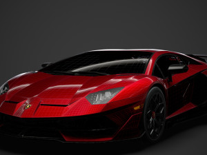 lamborghini aventador svj 2020 3D-Modell